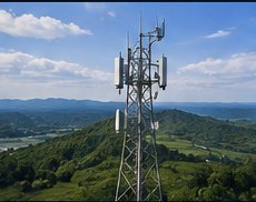 Telecom tower connecting rural areas