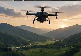Autonomous aircraft over national infrastructure